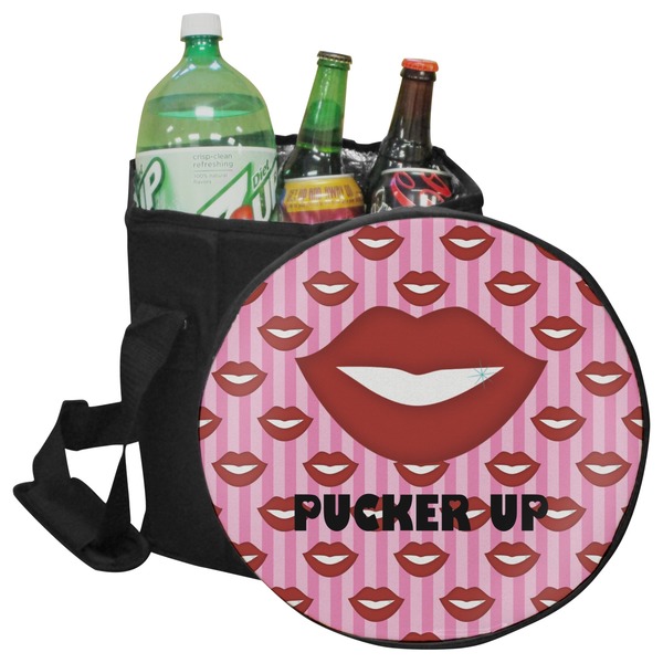 Custom Lips (Pucker Up) Collapsible Cooler & Seat