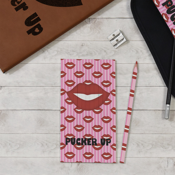 Lips (Pucker Up) Colored Pencils - In Context