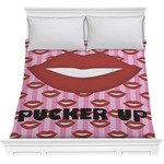 Lips (Pucker Up) Comforter - Full / Queen