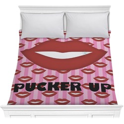 Lips (Pucker Up) Comforter - Full / Queen