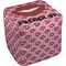 Lips (Pucker Up)  Cube Poof Ottoman (Top)
