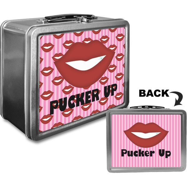 Lips (Pucker Up)  Custom Lunch Box / Tin Approval