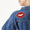 Lips (Pucker Up) Custom Shape Iron On Patches - L - MAIN