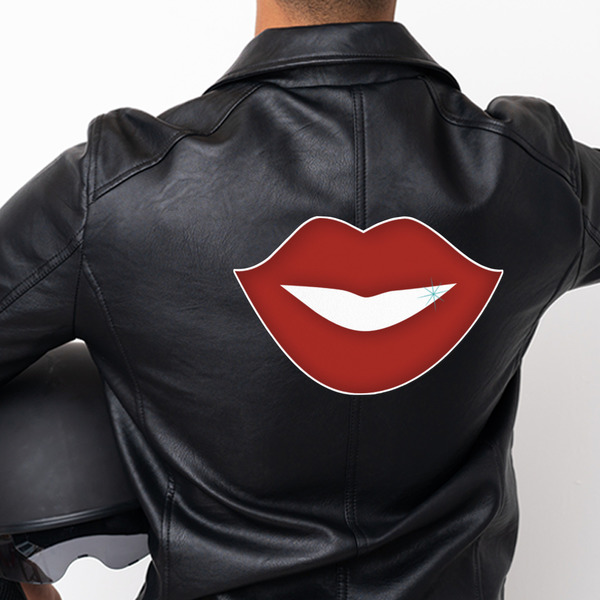 Lips (Pucker Up) Custom Shape Iron On Patches - XXXL - APPROVAL