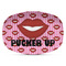 Lips (Pucker Up) Microwave & Dishwasher Safe CP Plastic Platter - Main