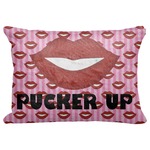 Lips (Pucker Up) Decorative Baby Pillowcase - 16"x12"