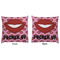 Lips (Pucker Up) Decorative Pillow Case - Approval