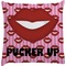 Lips (Pucker Up) Decorative Pillow Case