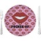 Lips (Pucker Up) 10" Glass Lunch / Dinner Plates - Single or Set