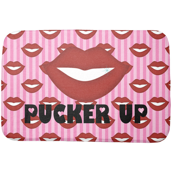 Custom Lips (Pucker Up) Dish Drying Mat