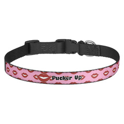 Lips (Pucker Up) Dog Collar