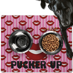 Lips (Pucker Up) Dog Food Mat - Large