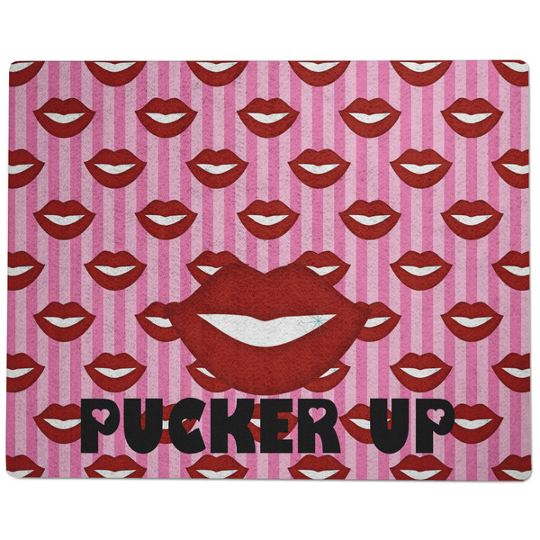 Lips (Pucker Up) Dog Food Mat - Large without Bowls