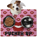 Lips (Pucker Up) Dog Food Mat - Medium