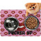 Lips (Pucker Up) Dog Food Mat - Small LIFESTYLE