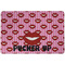 Lips (Pucker Up) Dog Food Mat - Small without bowls