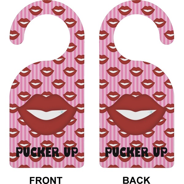 Lips (Pucker Up)  Door Hanger (Approval)