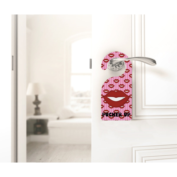 Lips (Pucker Up) Door Hanger - LIFESTYLE
