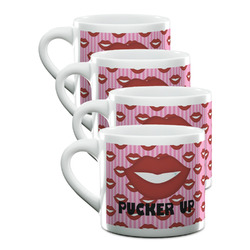 Lips (Pucker Up) Double Shot Espresso Cups - Set of 4