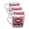 Lips (Pucker Up) Double Shot Espresso Mugs - Set of 4 Front