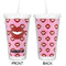 Lips (Pucker Up) Double Wall Tumbler with Straw - Approval