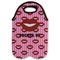 Lips (Pucker Up) Double Wine Tote - Flat (new)
