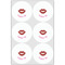 Lips (Pucker Up) Drink Topper - Large - Set of 6