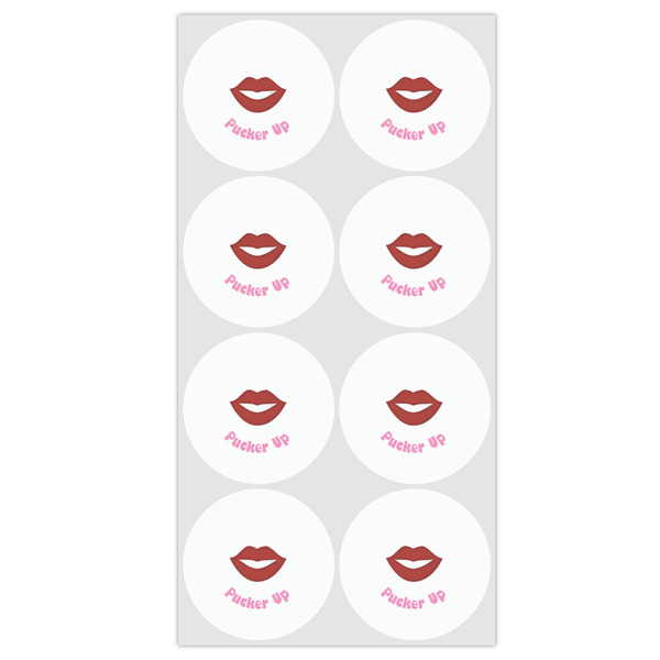 Lips (Pucker Up) Drink Topper - Medium - Set of 12