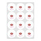 Lips (Pucker Up) Drink Topper - Small - Set of 12