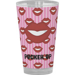 Lips (Pucker Up) Pint Glass - Full Color