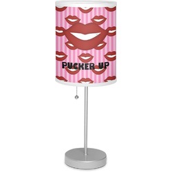 Lips (Pucker Up) Lamp with Drum Shade