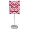 Lips (Pucker Up) Drum Lampshade with base included