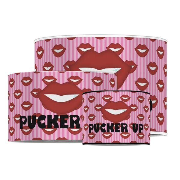 Lips (Pucker Up) Drum Lampshades - MAIN