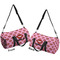 Lips (Pucker Up) Duffle bag small front and back sides