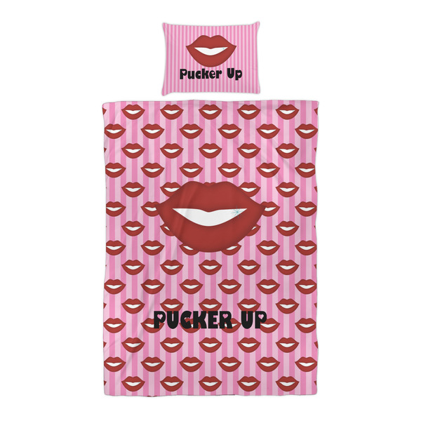 Lips (Pucker Up) Duvet Cover Set - Twin XL - Alt Approval