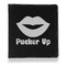 Lips (Pucker Up) Leather Binder - 1" - Black