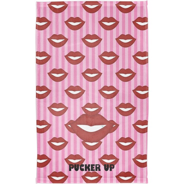 Lips (Pucker Up) Finger Tip Towel - Full View