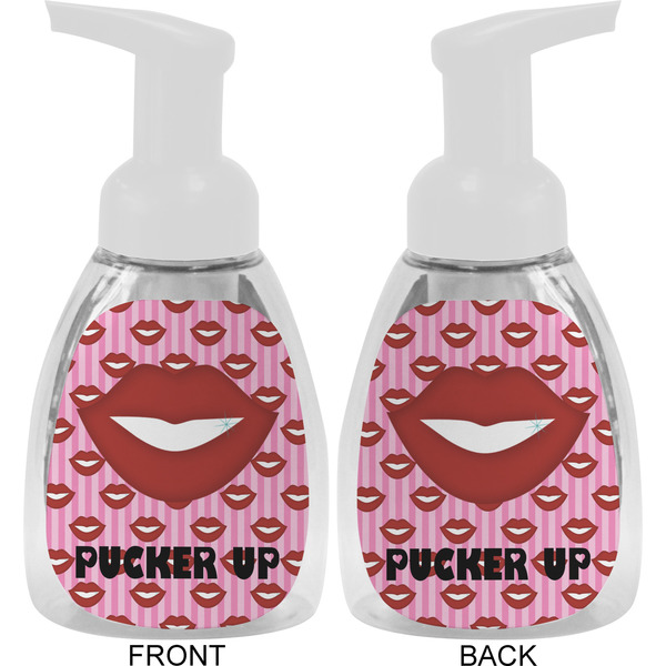 Lips (Pucker Up) Foam Soap Bottle Approval - White