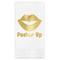 Lips (Pucker Up) Foil Stamped Guest Napkins - Front View