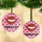 Lips (Pucker Up) Frosted Glass Ornament - MAIN PARENT