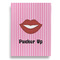 Lips (Pucker Up) Garden Flags - Large - Double Sided - BACK