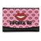 Lips (Pucker Up) Genuine Leather Womens Wallet - Front/Main