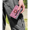 Lips (Pucker Up) Genuine Leather Womens Wallet - In Context