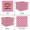 Lips (Pucker Up) Gift Boxes with Lid - Canvas Wrapped - Large - Approval