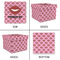 Lips (Pucker Up) Gift Boxes with Lid - Canvas Wrapped - Medium - Approval