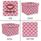 Lips (Pucker Up) Gift Boxes with Lid - Canvas Wrapped - Small - Approval
