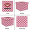 Lips (Pucker Up) Gift Boxes with Lid - Canvas Wrapped - XX-Large - Approval