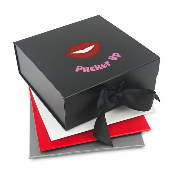 Custom Lips (Pucker Up) Gift Box with Magnetic Lid