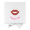 Lips (Pucker Up) Gift Boxes with Magnetic Lid - White - Approval