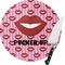 Lips (Pucker Up)  Glass Cutting Board (Personalized)